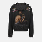 Felpe Felpa con Cappuccio Digit Bacchus Off-White Nero Homme