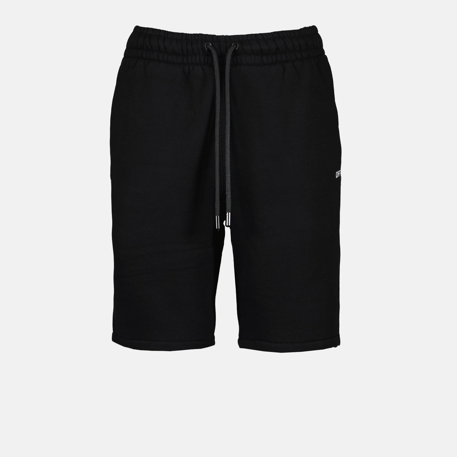 Shorts Calções de Algodão Off-White Preto Homme