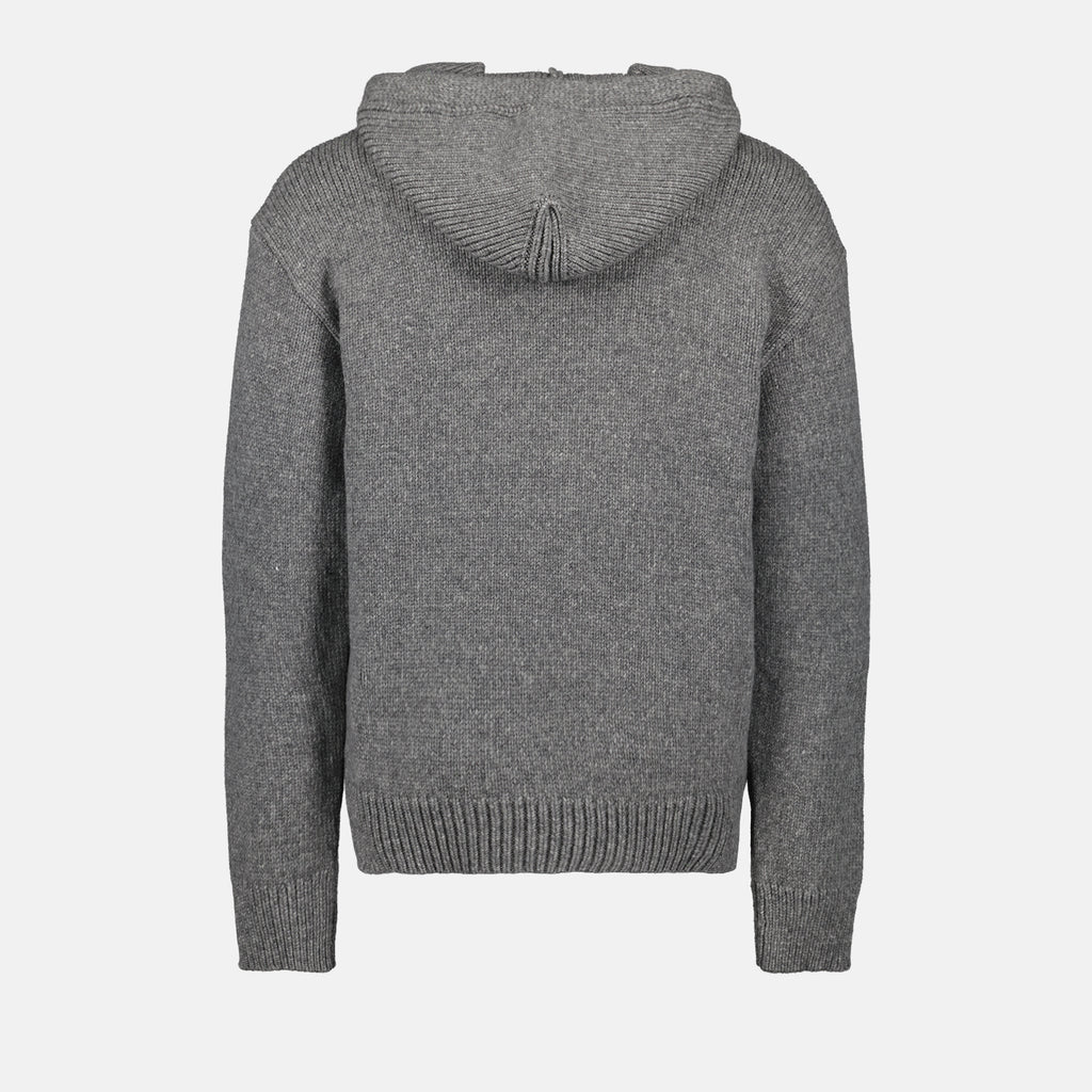 Strickwaren Pull à capuche Arrow Moon Off-White Grau Homme