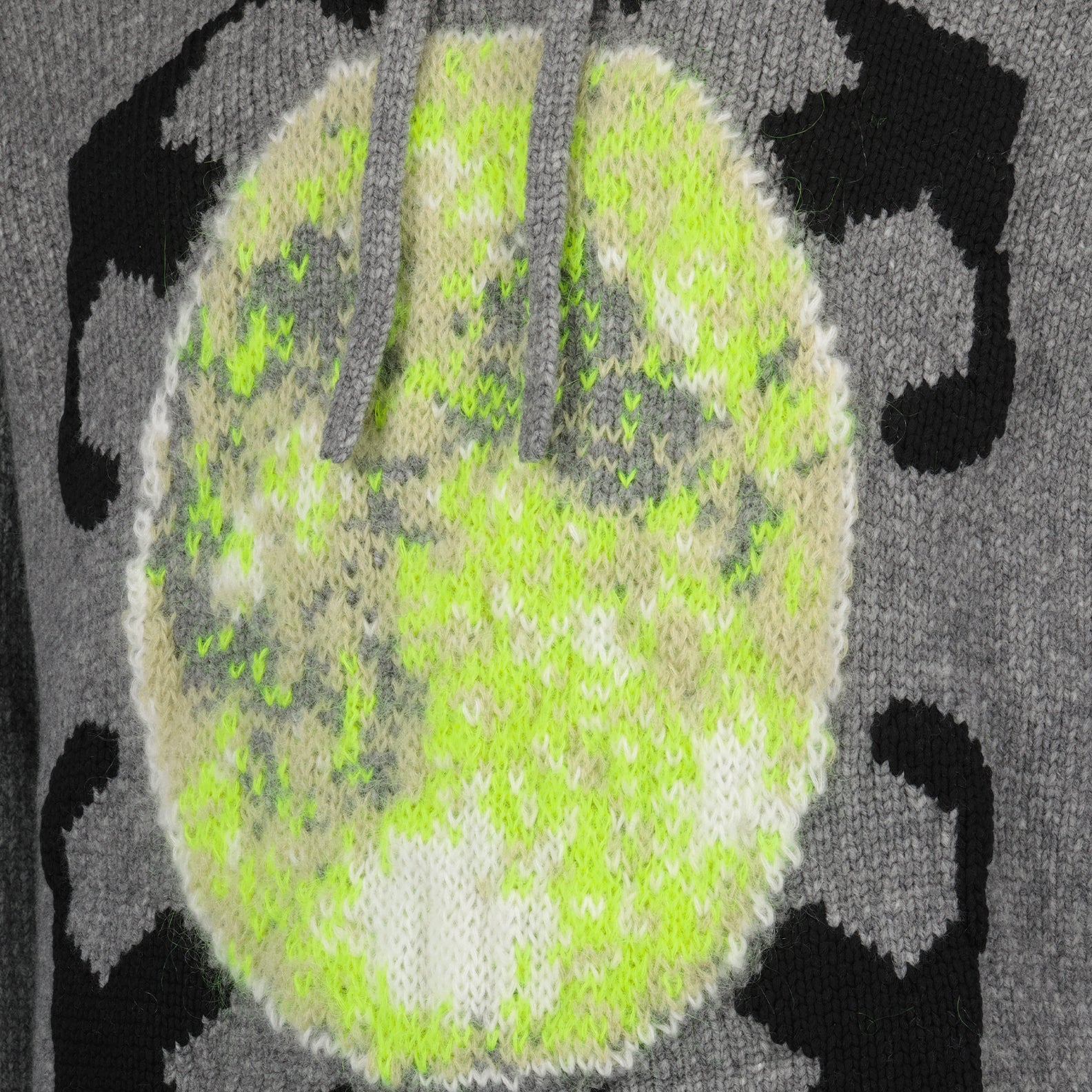 Strickwaren Pull à capuche Arrow Moon Off-White Grau Homme