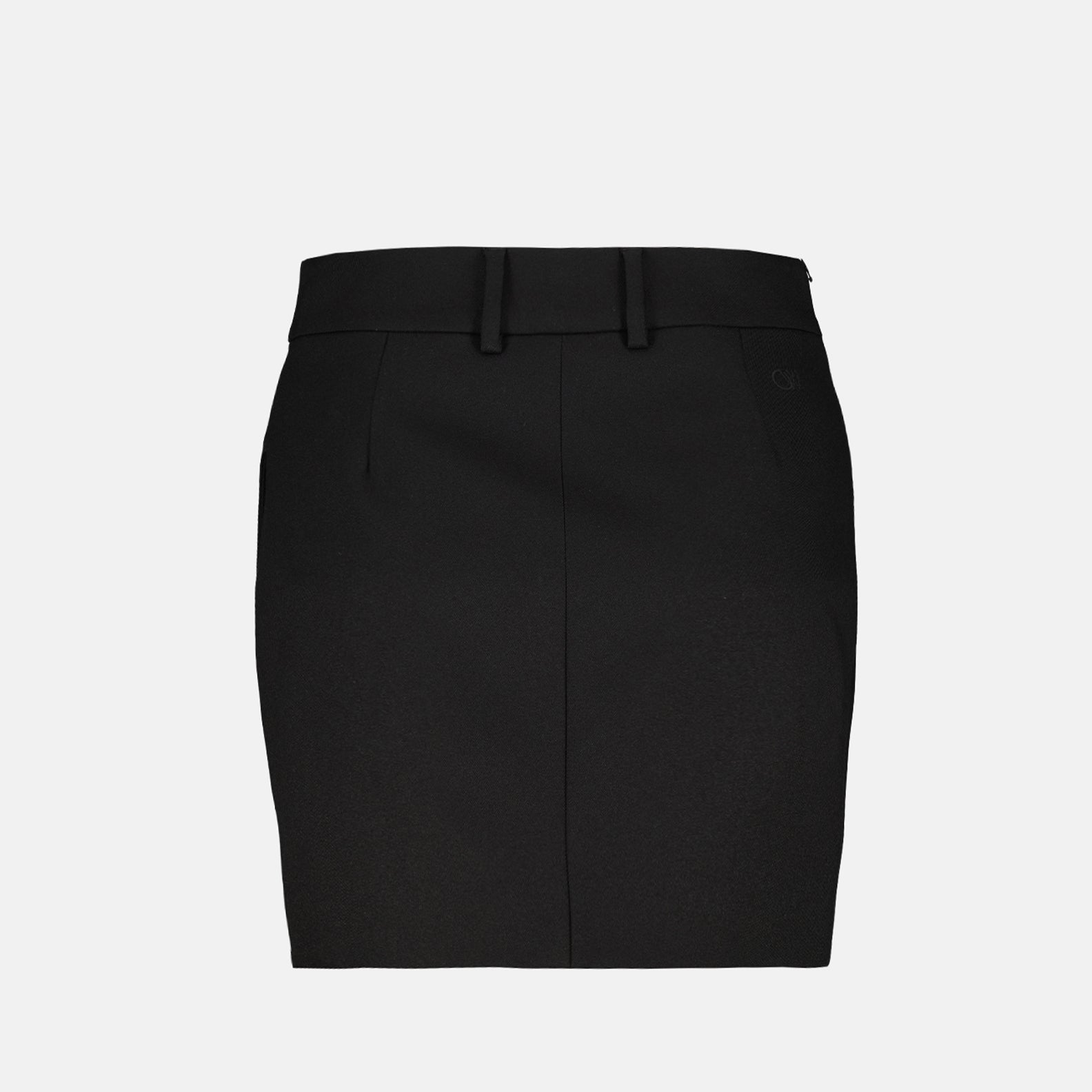 Skirts Mini Viscose Skirt Off-White Black Women
