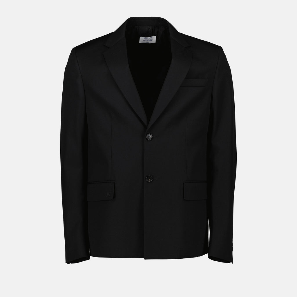 Vestes Veste blazer OW Off-White Noir Homme