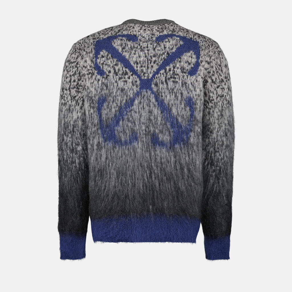 Knitwear Arrow mohair sweater Off-White Gray Man