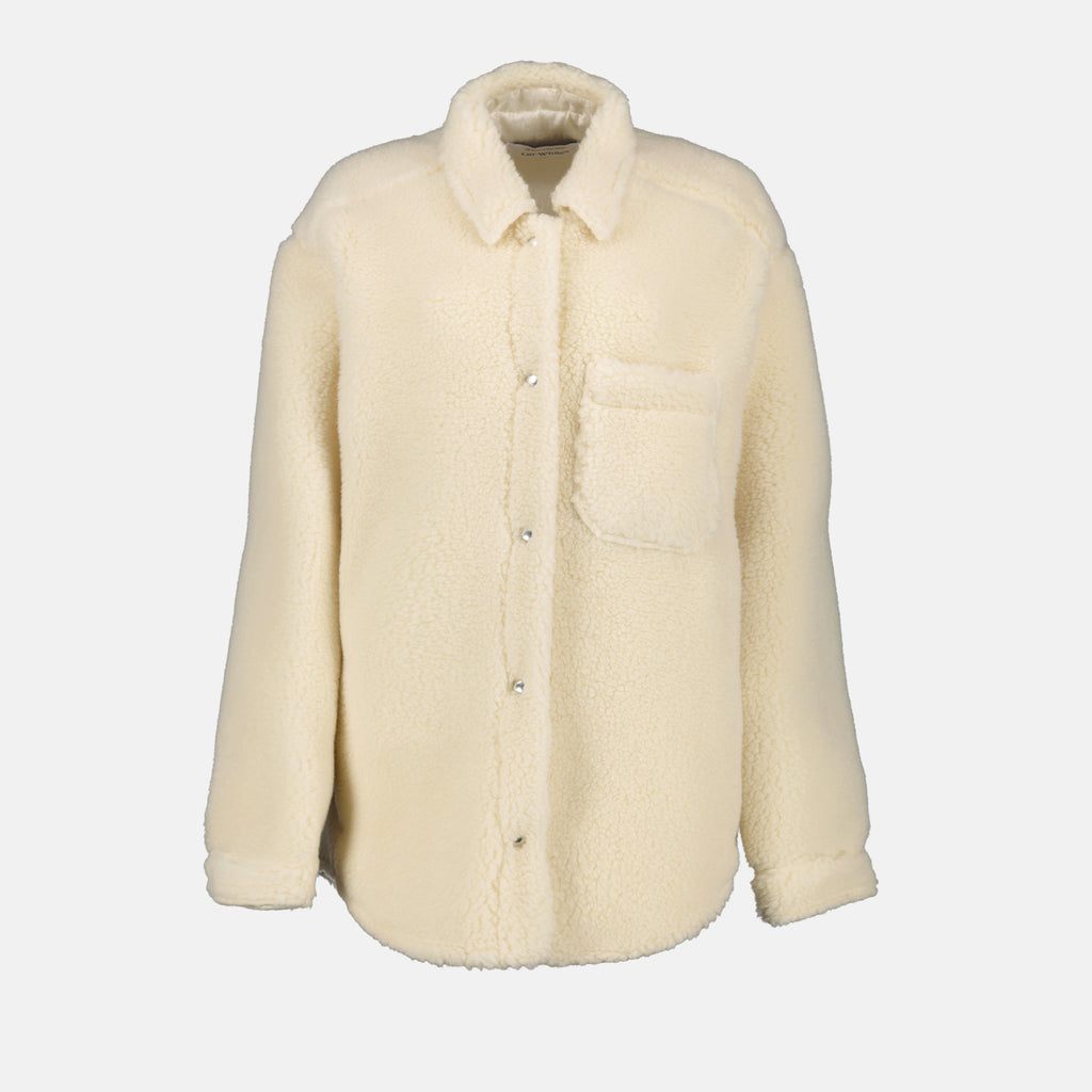 Giacche Surchemise en molleton Off-White Beige Femme