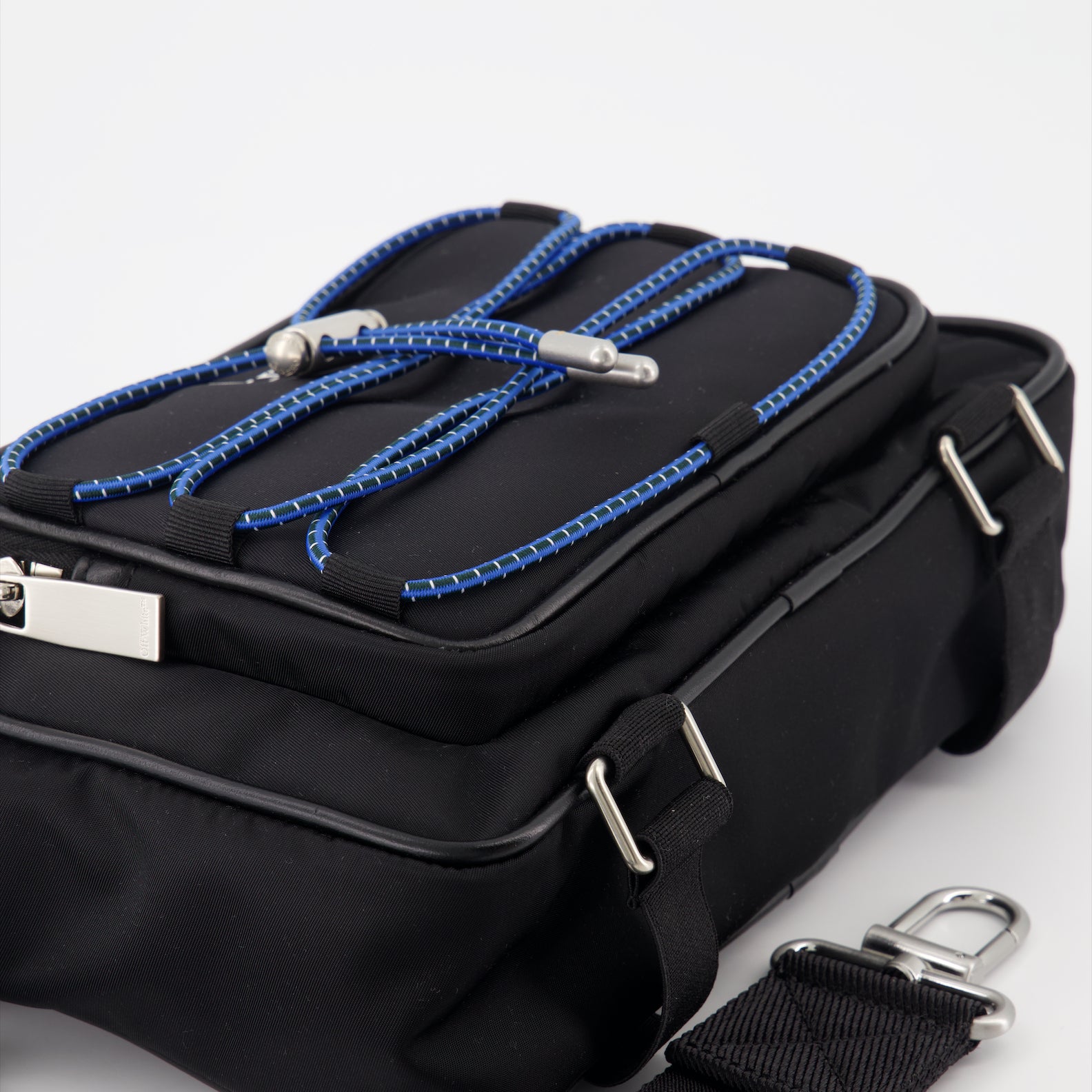 크로스백 Sac camera Courrier Off-White 검은색 Homme