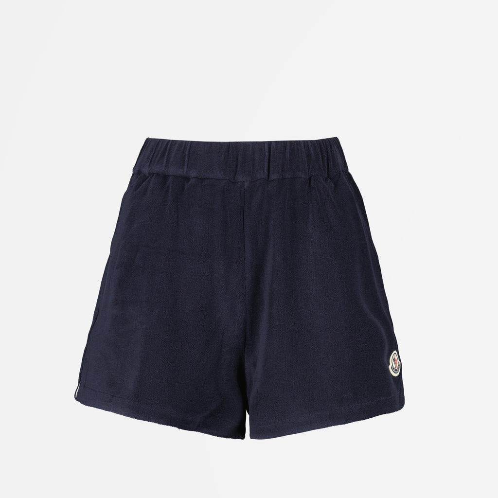 Shorts Terry Cloth Shorts Moncler Dark blue Women