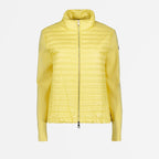Vestes Veste bi-matière Moncler Jaune Femme