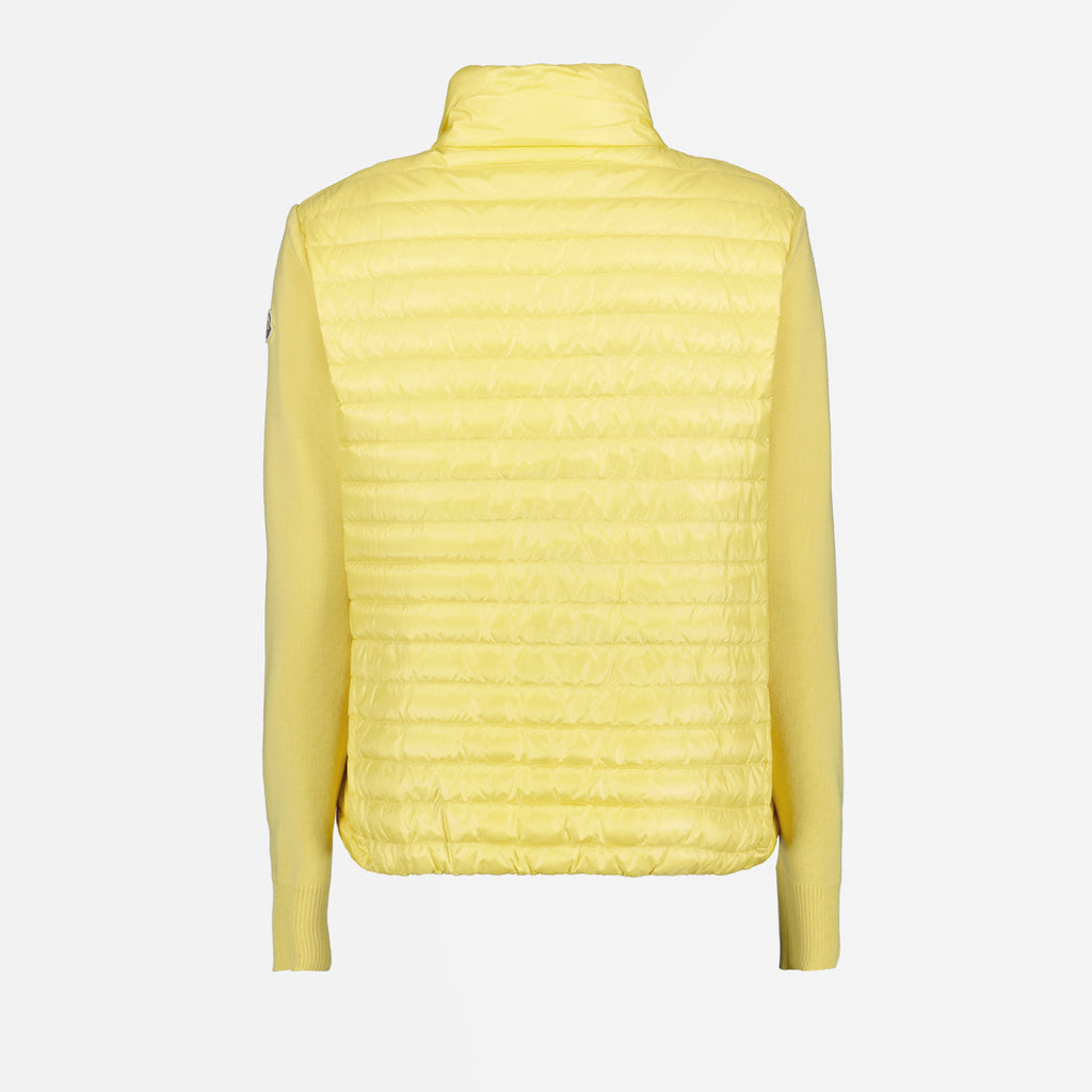 Vestes Veste bi-matière Moncler Jaune Femme