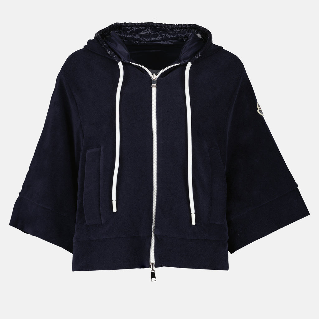 Jackets Reversible zipped jacket Moncler Blue Femme