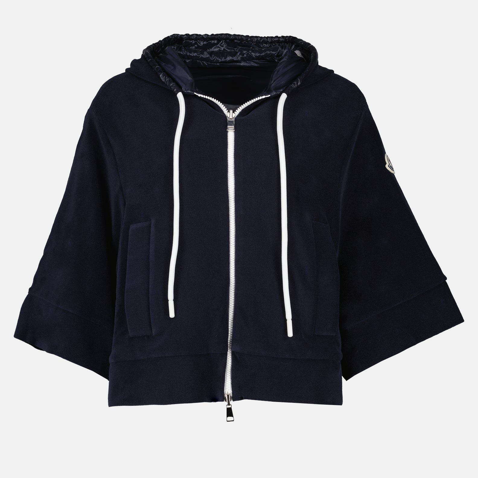 Reversible zipped jacket