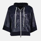 Jackets Reversible zipped jacket Moncler Blue Femme