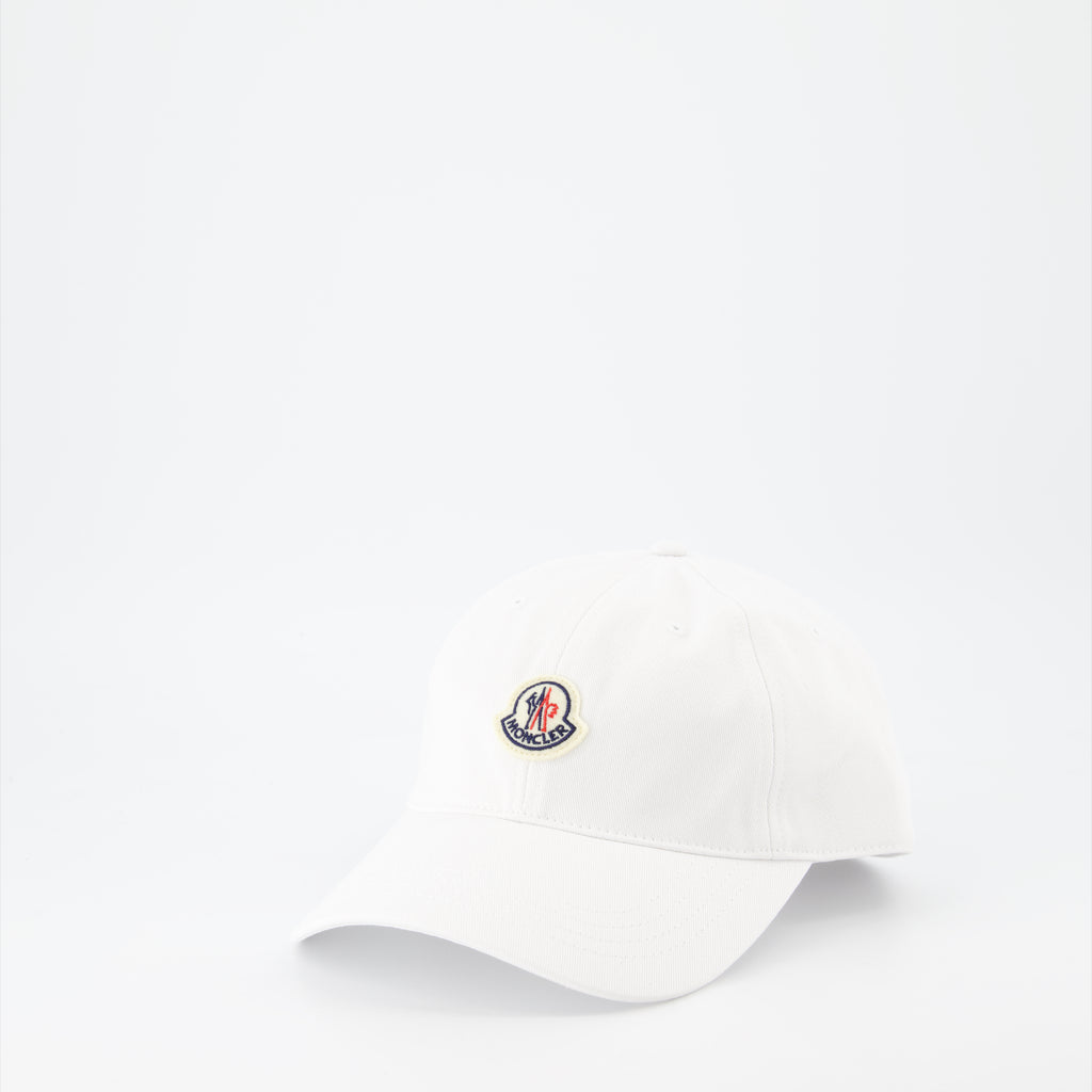 Chapeaux, casquettes et bonnets Casquette à logo Moncler Blanc Homme