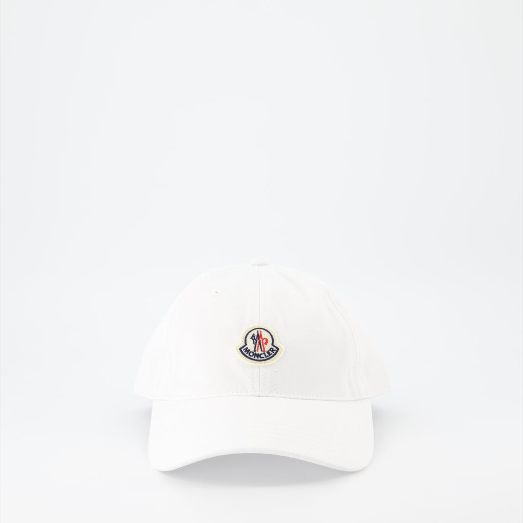 Chapeaux, casquettes et bonnets Casquette à logo Moncler Blanc Homme
