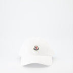 Chapeaux, casquettes et bonnets Casquette à logo Moncler Blanc Homme