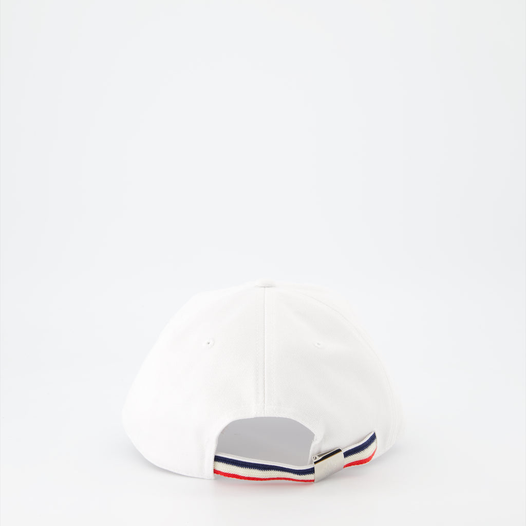 Chapeaux, casquettes et bonnets Casquette à logo Moncler Blanc Homme