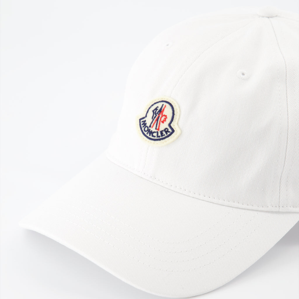 Chapeaux, casquettes et bonnets Casquette à logo Moncler Blanc Homme