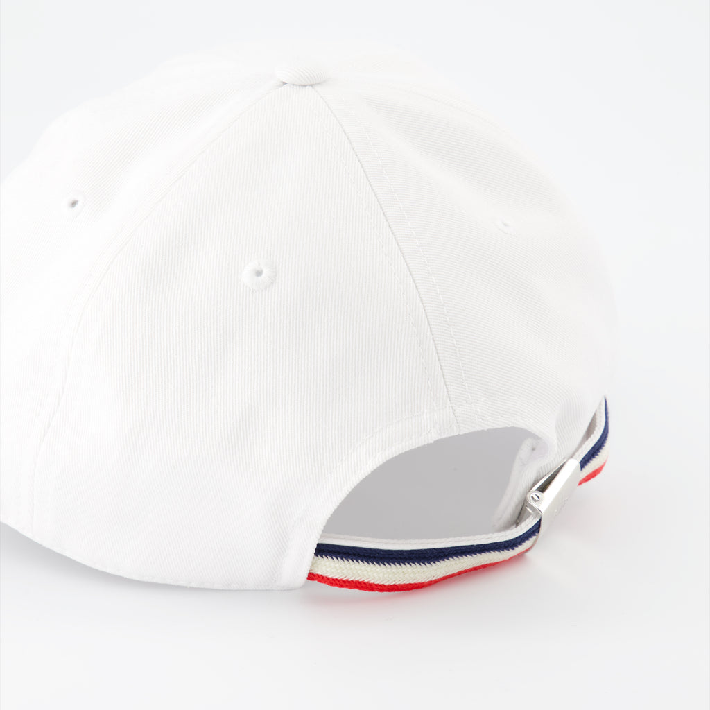 Chapeaux, casquettes et bonnets Casquette à logo Moncler Blanc Homme