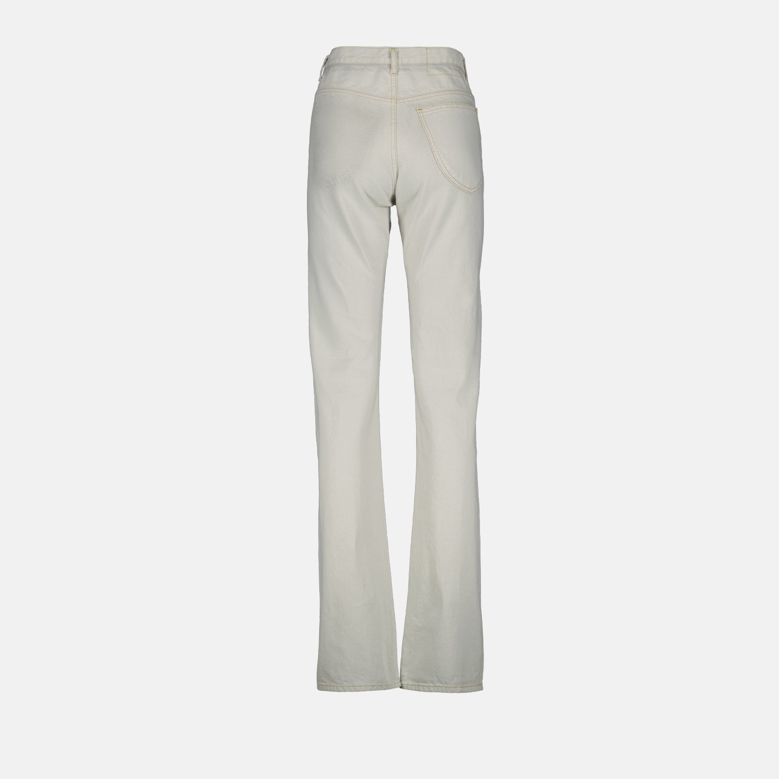 Calças Calças de Jean Maison Margiela Bege Femme