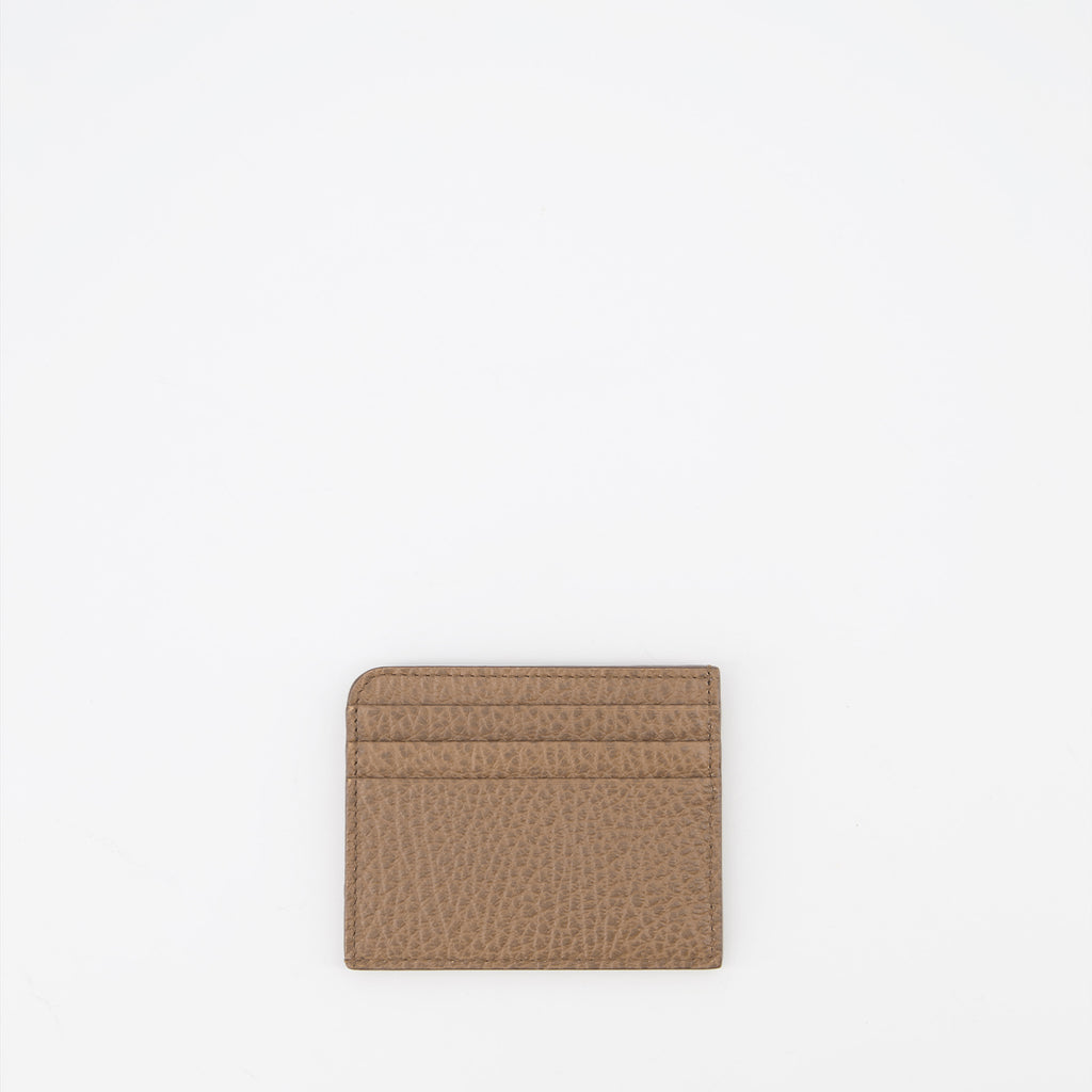 Pequeños artículos de cuero Porte carte Four Stitches Maison Margiela Beige Unisexo