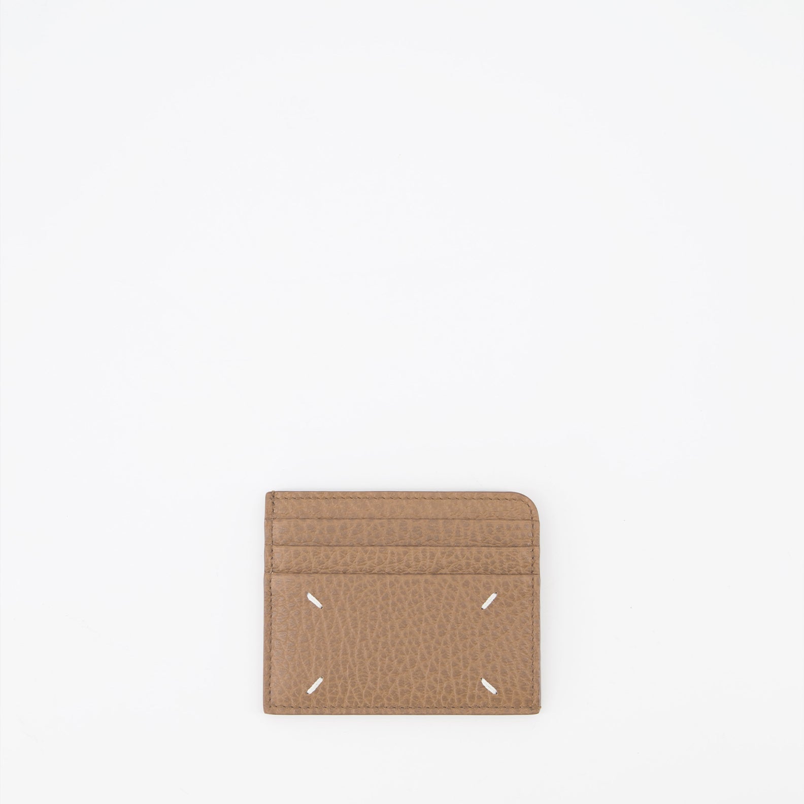 Piccola pelletteria Porte carte Four Stitches Maison Margiela Beige Unisex