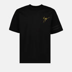 Camisetas T-shirt à logo Giuseppe Zanotti Preto Homme