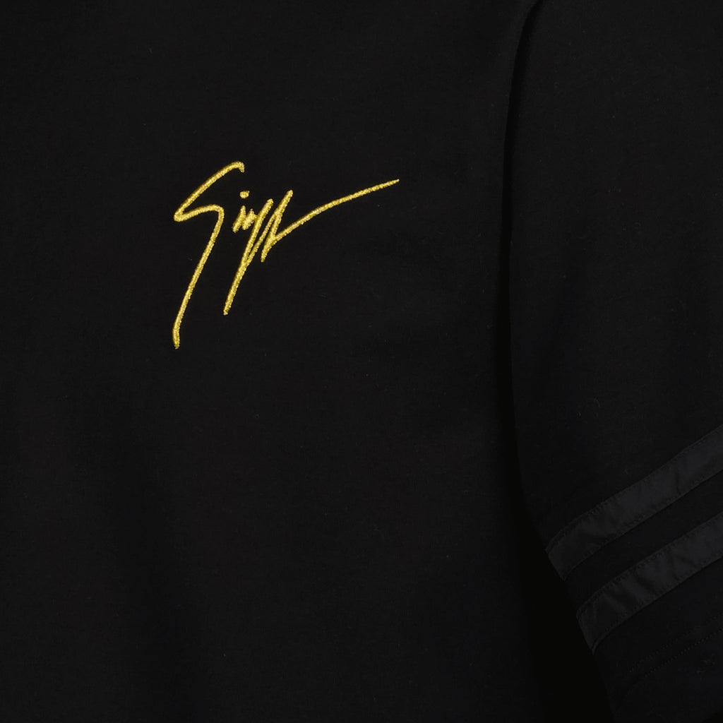 Camisetas T-shirt à logo Giuseppe Zanotti Preto Homme