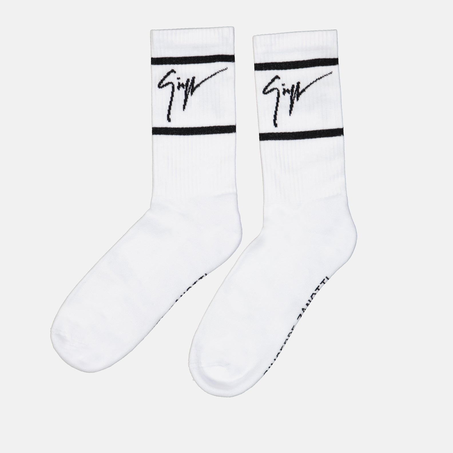 Ropa interior y homewear Chaussettes à bandes Giuseppe Zanotti Blanco Homme