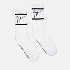 Ropa interior y homewear Chaussettes à bandes Giuseppe Zanotti Blanco Homme