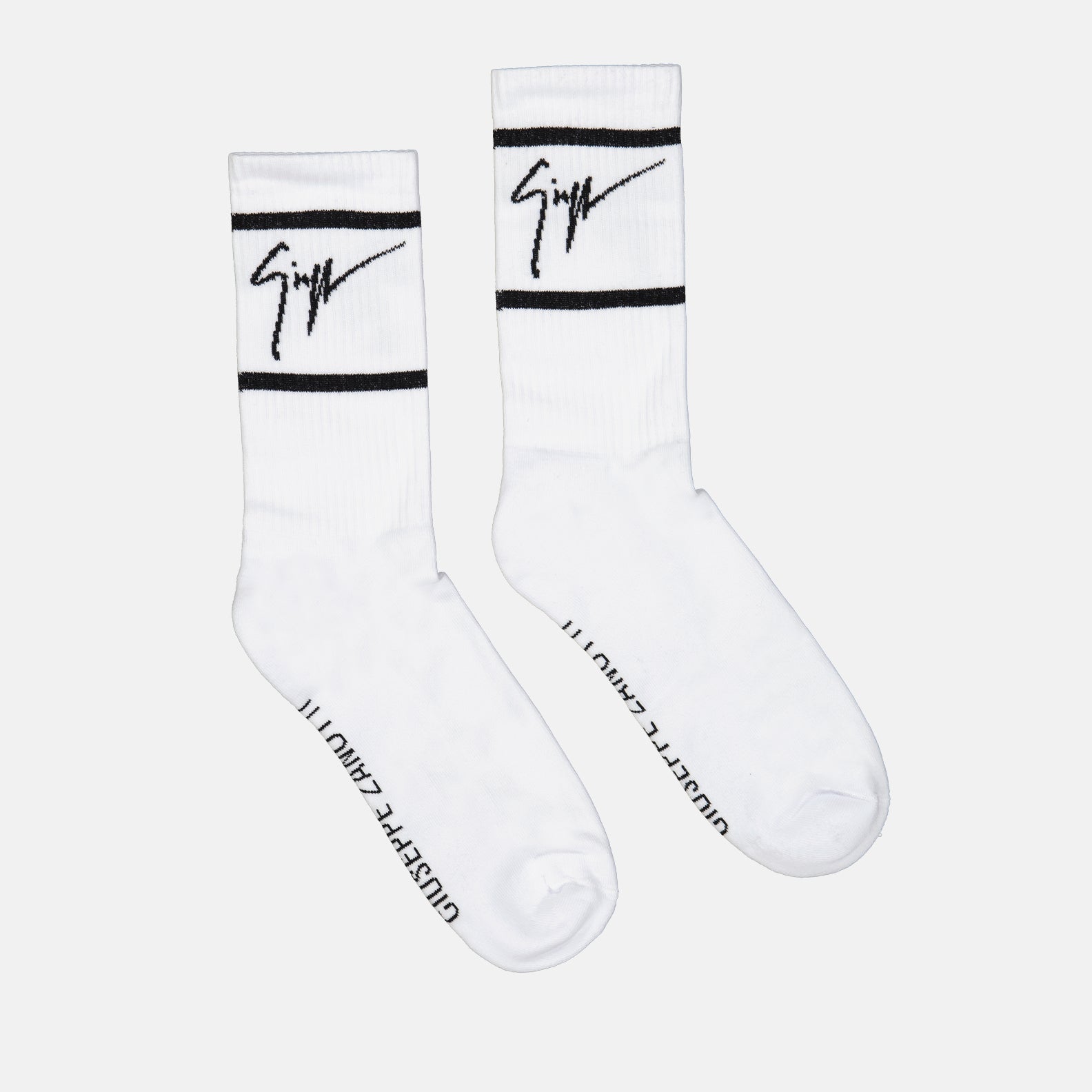 Ropa interior y homewear Chaussettes à bandes Giuseppe Zanotti Blanco Homme