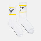 Sous-vêtements et homewear Chaussettes à bandes Giuseppe Zanotti Blanc Homme