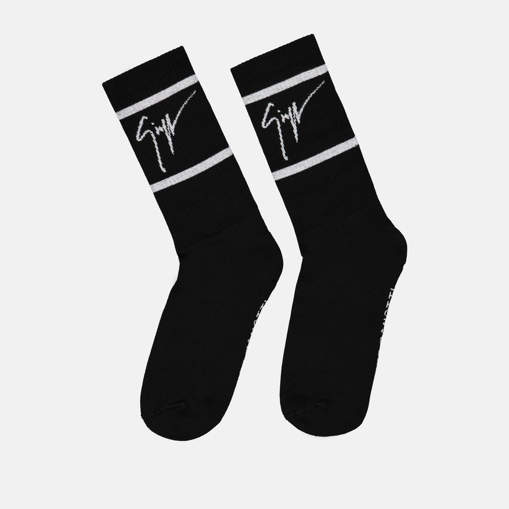 언더웨어 및 홈웨어 Chaussettes à bandes Giuseppe Zanotti 검은색 Homme