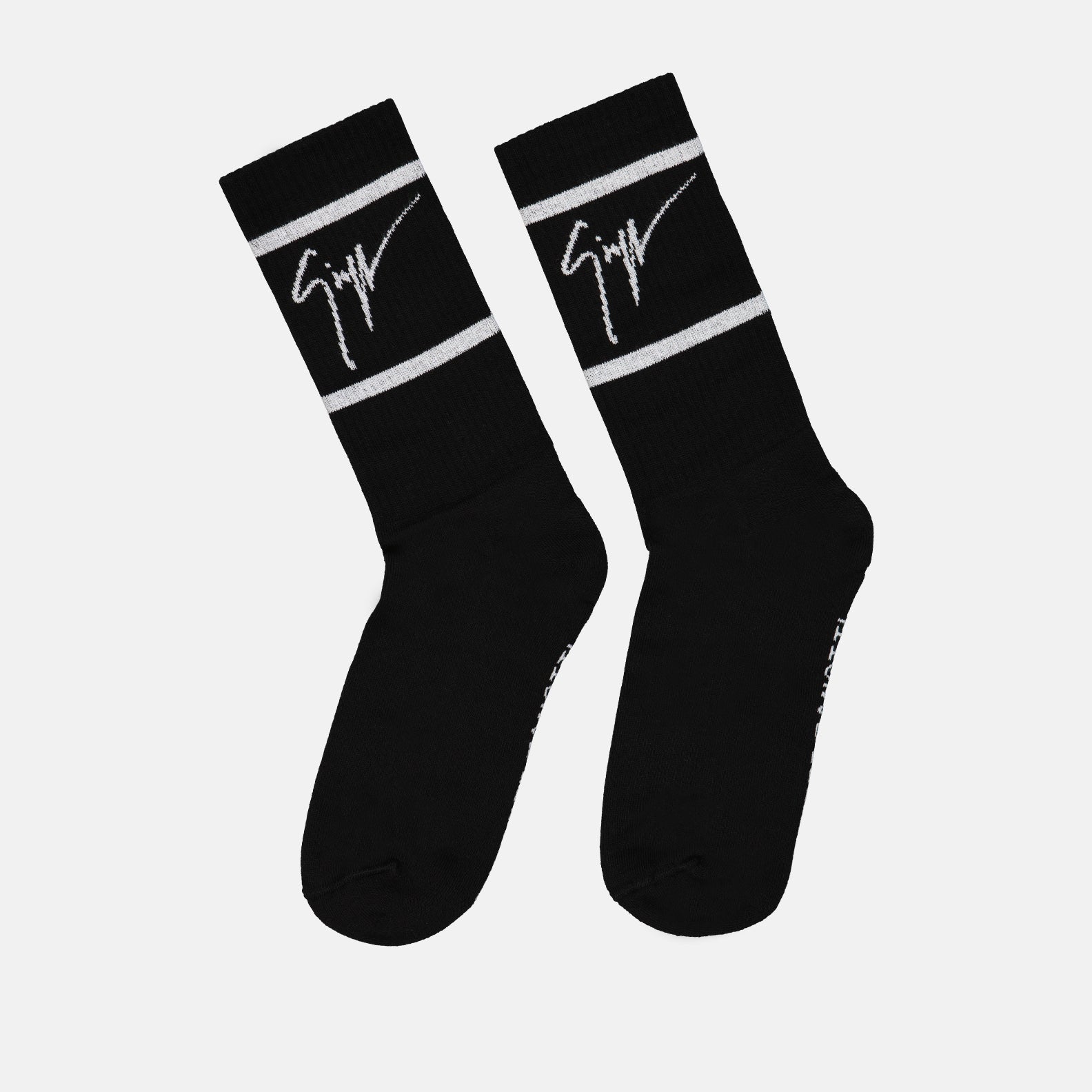 Ropa interior y homewear Chaussettes à bandes Giuseppe Zanotti Negro Homme