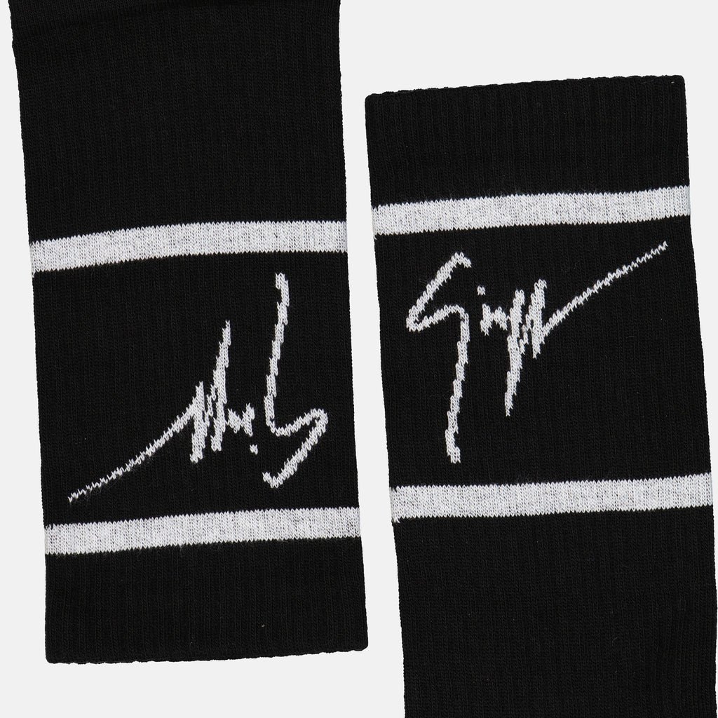 언더웨어 및 홈웨어 Chaussettes à bandes Giuseppe Zanotti 검은색 Homme