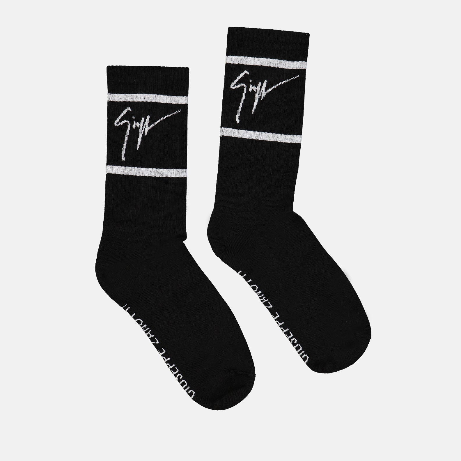 Ropa interior y homewear Chaussettes à bandes Giuseppe Zanotti Negro Homme