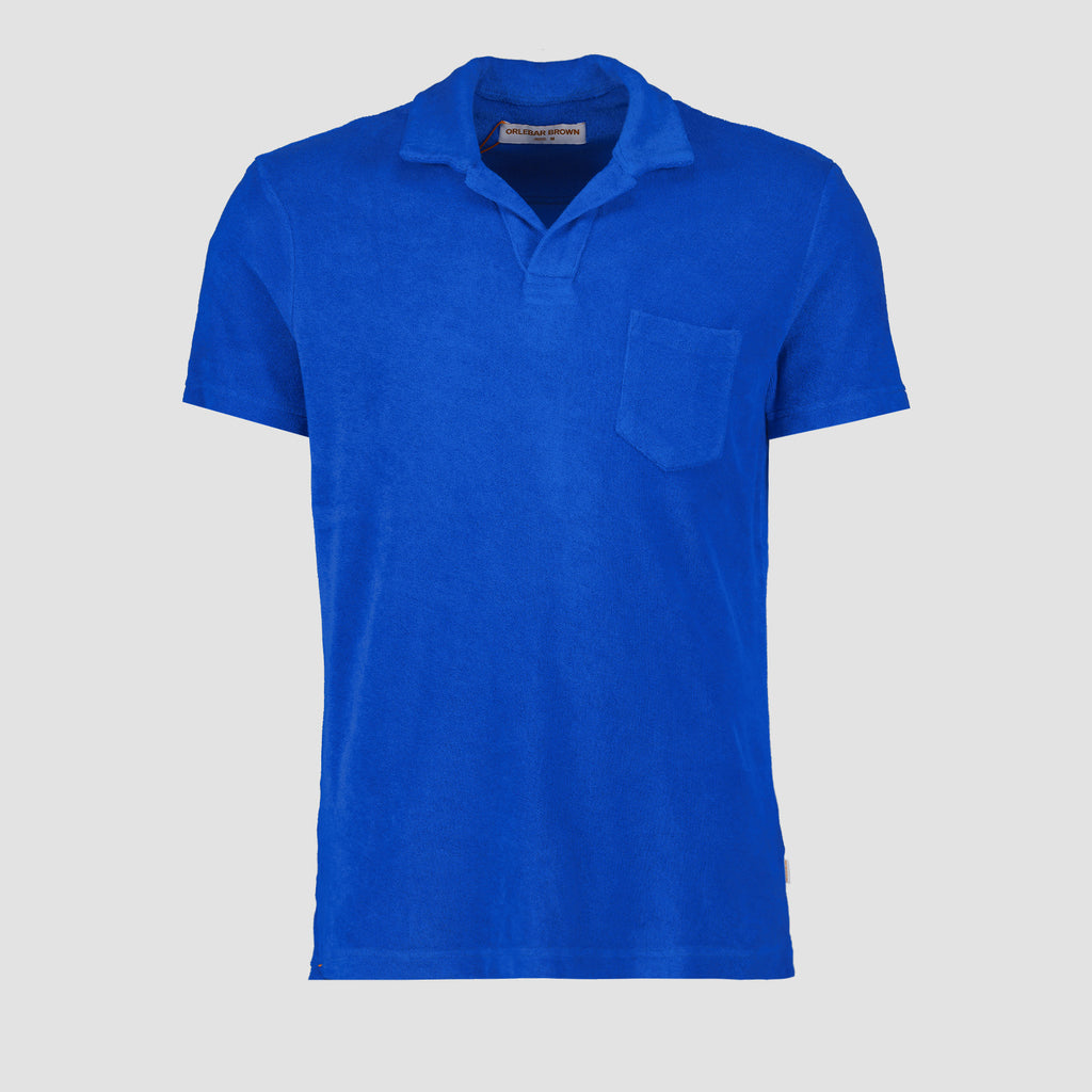 Poloshirts Polo Terry Orlebar Brown Dunkelblau Homme