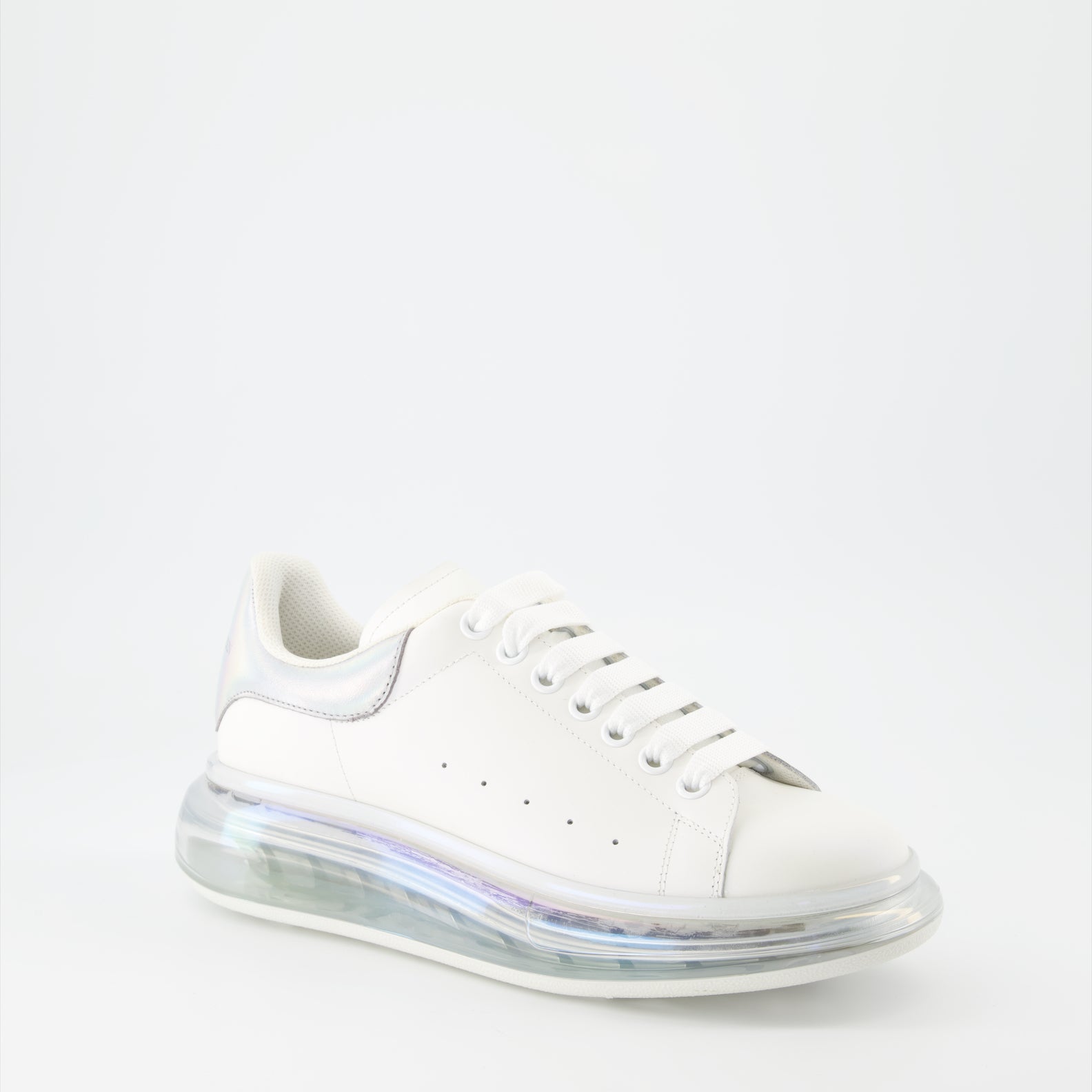 Sneaker Baskets oversize Alexander McQueen Blanco Homme