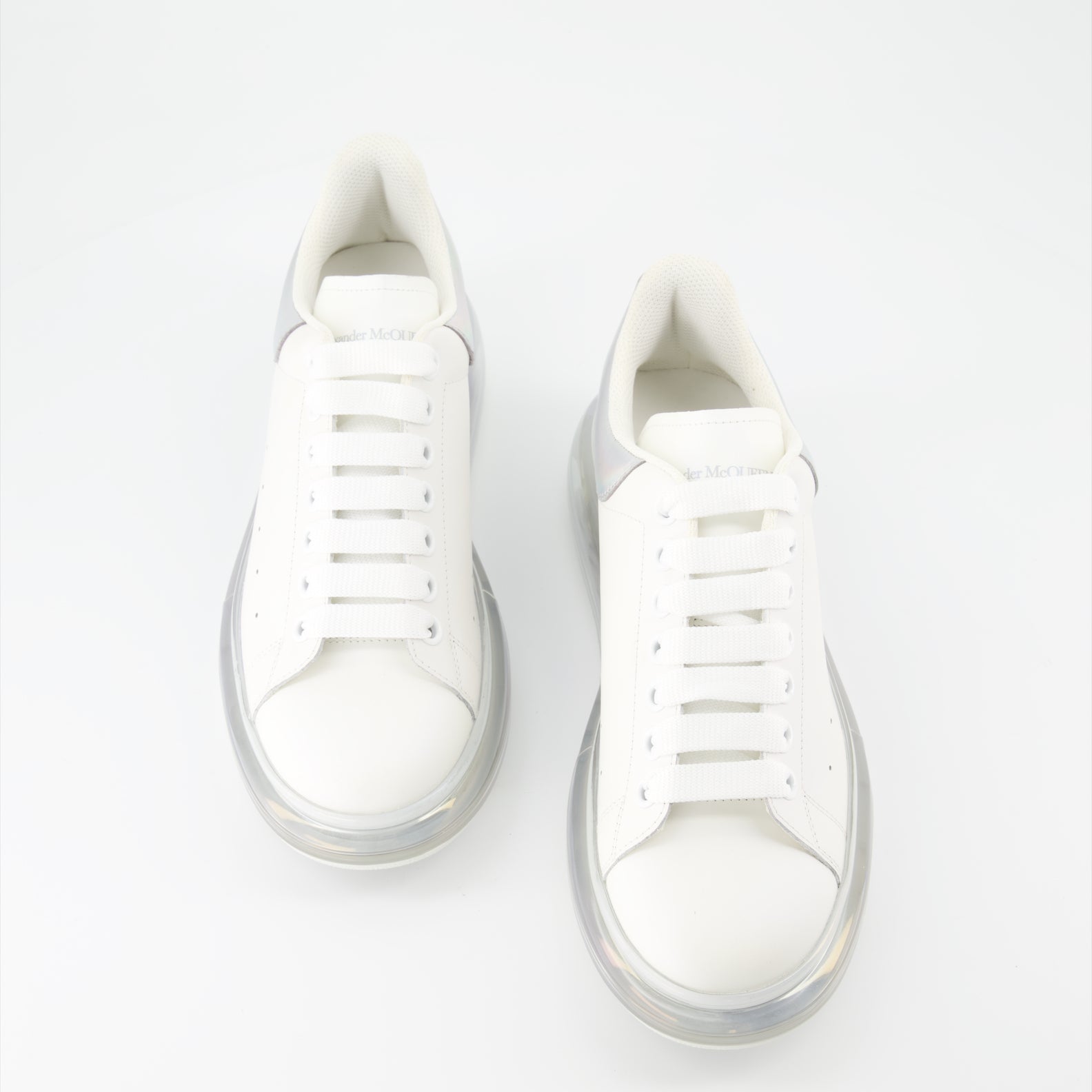 Sneaker Baskets oversize Alexander McQueen Blanco Homme