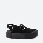 Scarpe aperte Sandali con zeppa Alexander McQueen Nero Homme