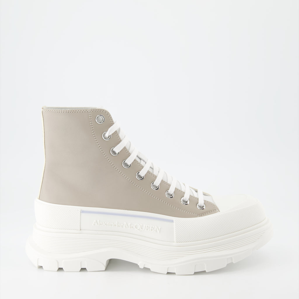 Boots and ankle boots Tread Slick Ankle Boots Alexander McQueen Beige Man