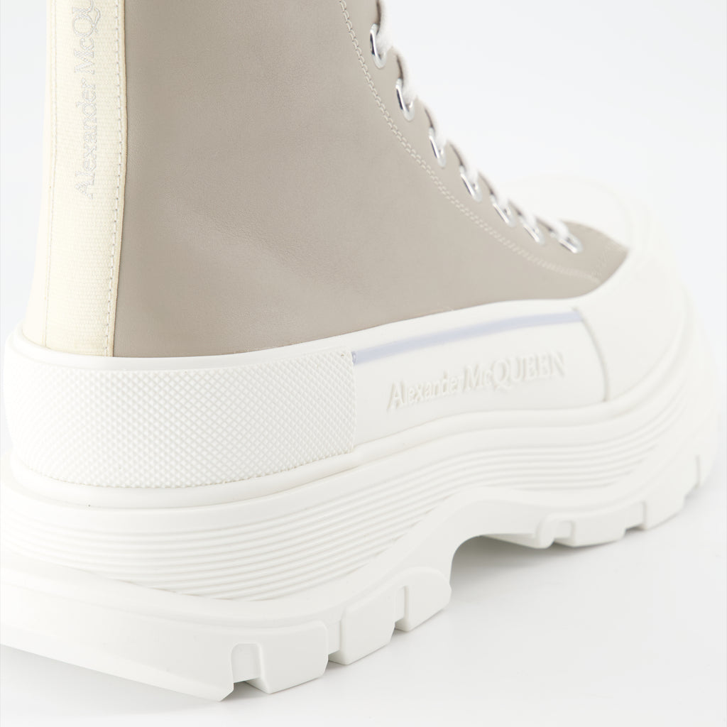 Boots and ankle boots Tread Slick Ankle Boots Alexander McQueen Beige Man