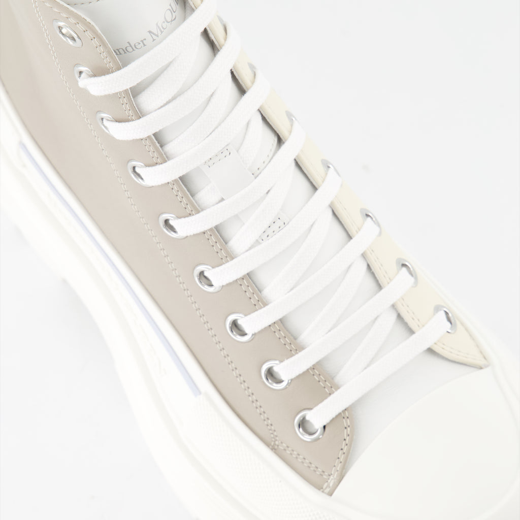 Boots and ankle boots Tread Slick Ankle Boots Alexander McQueen Beige Man