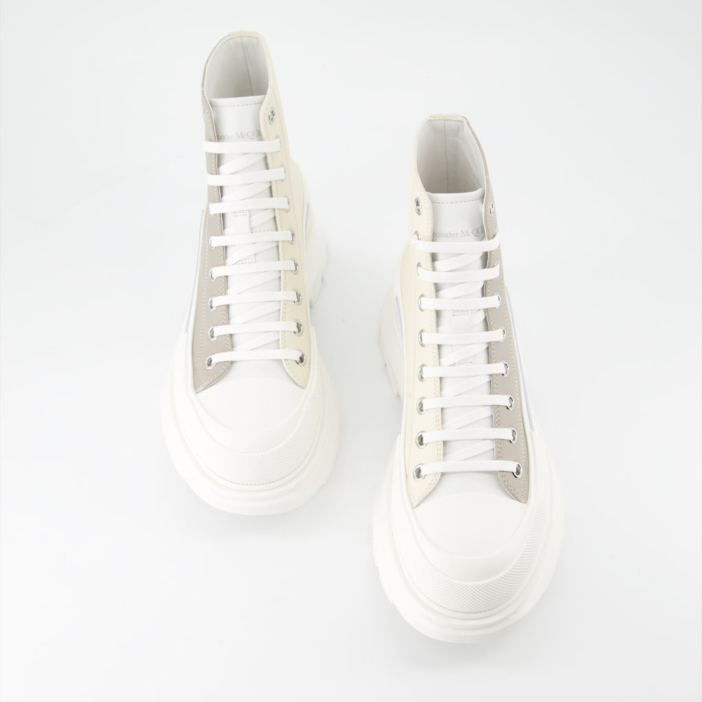 Boots and ankle boots Tread Slick Ankle Boots Alexander McQueen Beige Man