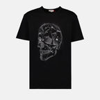 T-shirts Skull T-shirt Alexander McQueen Black Man
