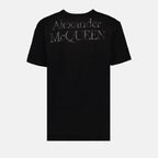 T-shirts Skull T-shirt Alexander McQueen Black Man