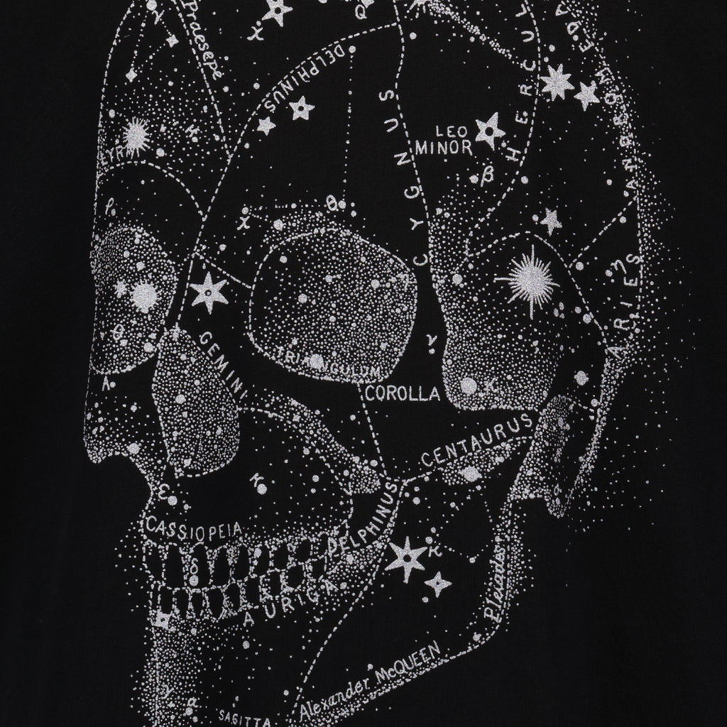 T-shirts Skull T-shirt Alexander McQueen Black Man
