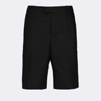 Shorts Short en coton Alexander McQueen Preto Homme