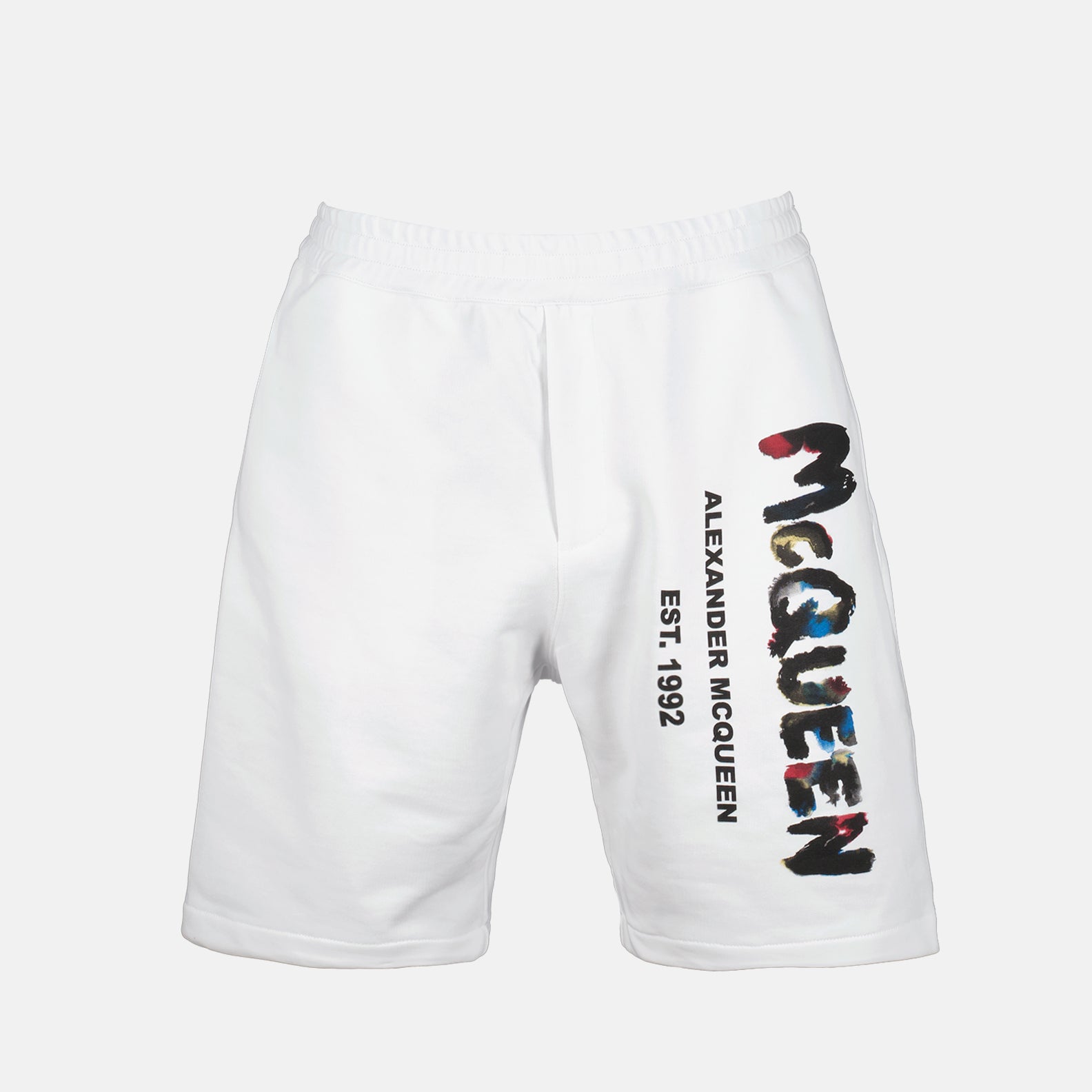 Shorts Short Graffiti Alexander McQueen Branco Homme