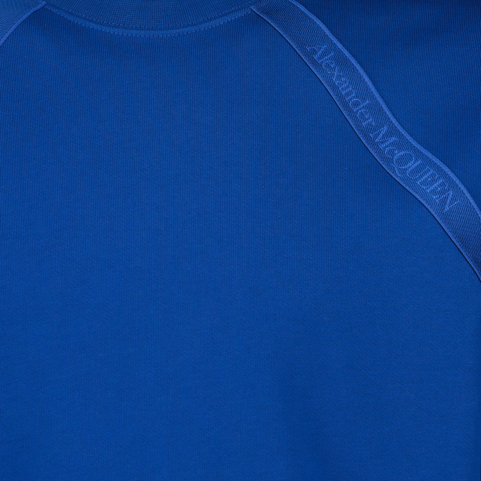 Sweatshirts Sweatshirt à logo bande Alexander McQueen Bleu Homme