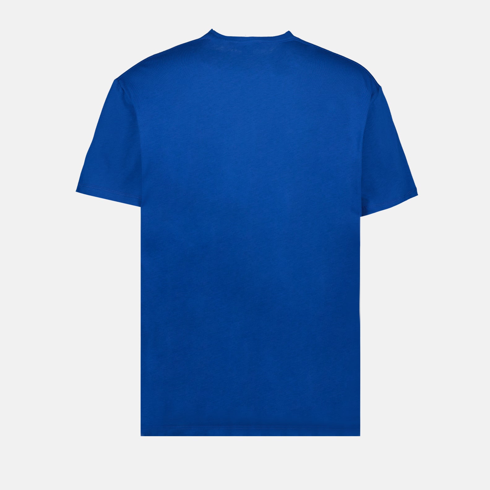 T-shirt T-shirt à logo bande Alexander McQueen Blu Homme