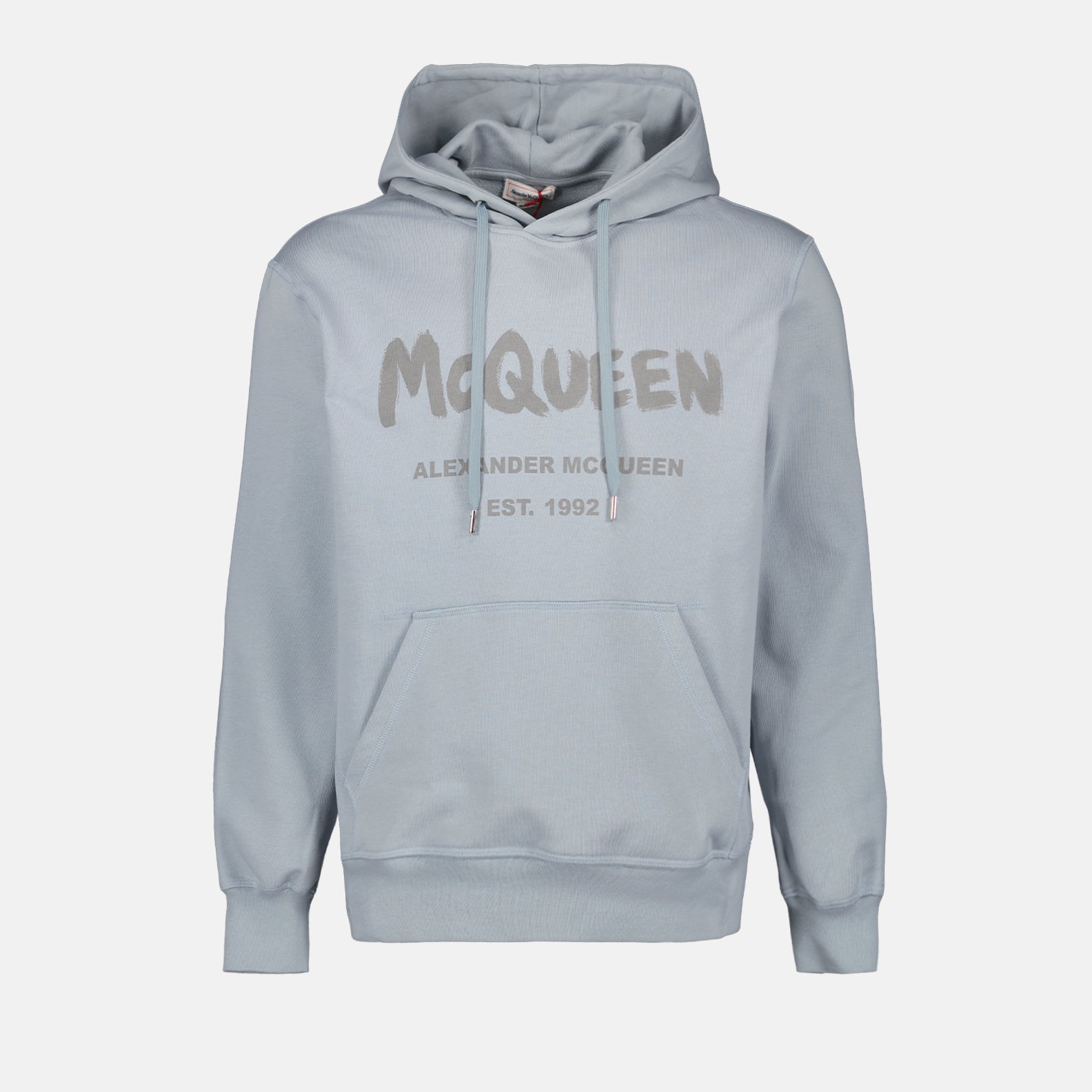 Sweatshirts Sweat à capuche Graffiti Alexander McQueen Gris Homme